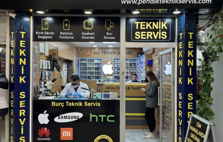 Pendik Teknik Servis dükkanının dış görünümü