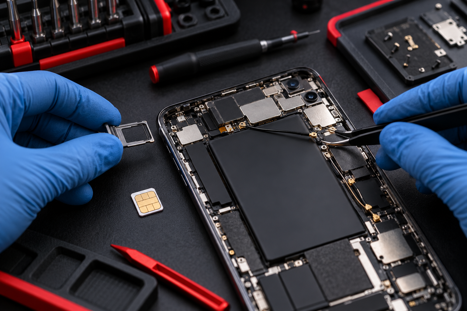 Telefon SIM ve anten bağlantılarının kontrolü